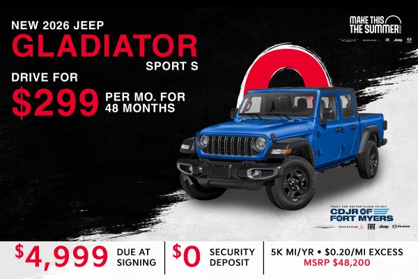 NEW 2026 JEEP GLADIATOR SPORT S